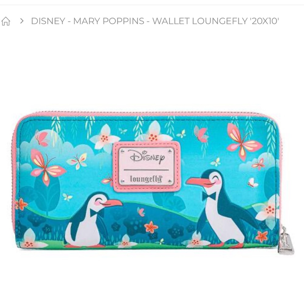 BNWOT Disney Loungefly Mary Poppins Wallet USED